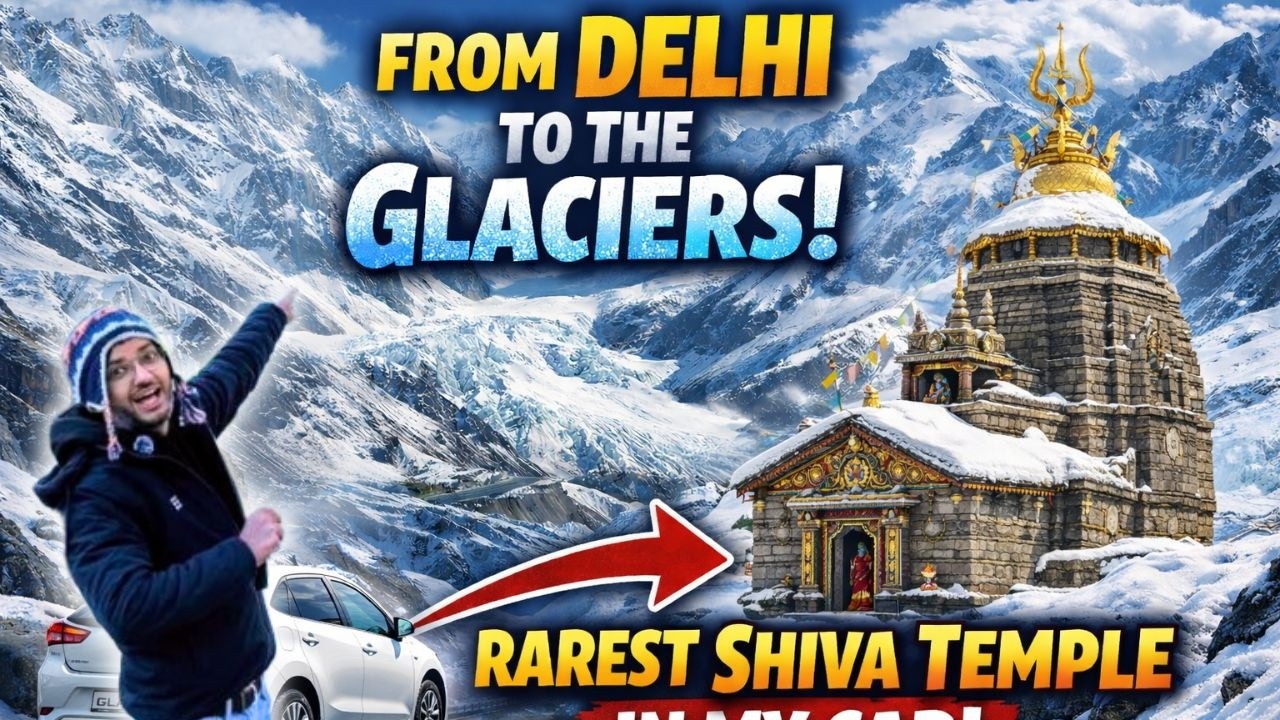 The Trip To Visit The Rarest SHIVA TEMPLE in the WORLD Begins ! Day 1 DELHI TO JOSHIMATH 500kms