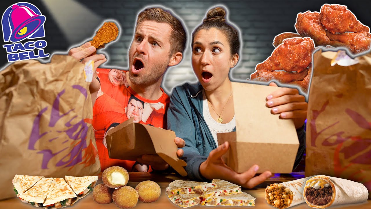 We Ate The ALL NEW Taco Bell Chicken Wings!