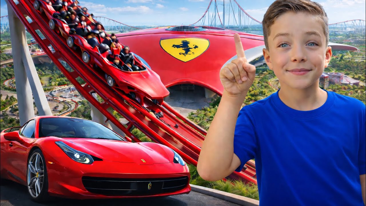 Ferrari World Abu Dhabi Indoor Theme Park 🏎️  Rollercoaster Adventure