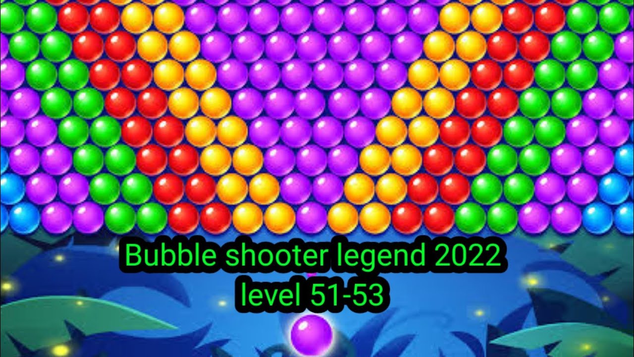 Bubble shooter gameplay | level 51-53 | Bubble shooter legend  | #bubbleshootergame#bubbleshooter