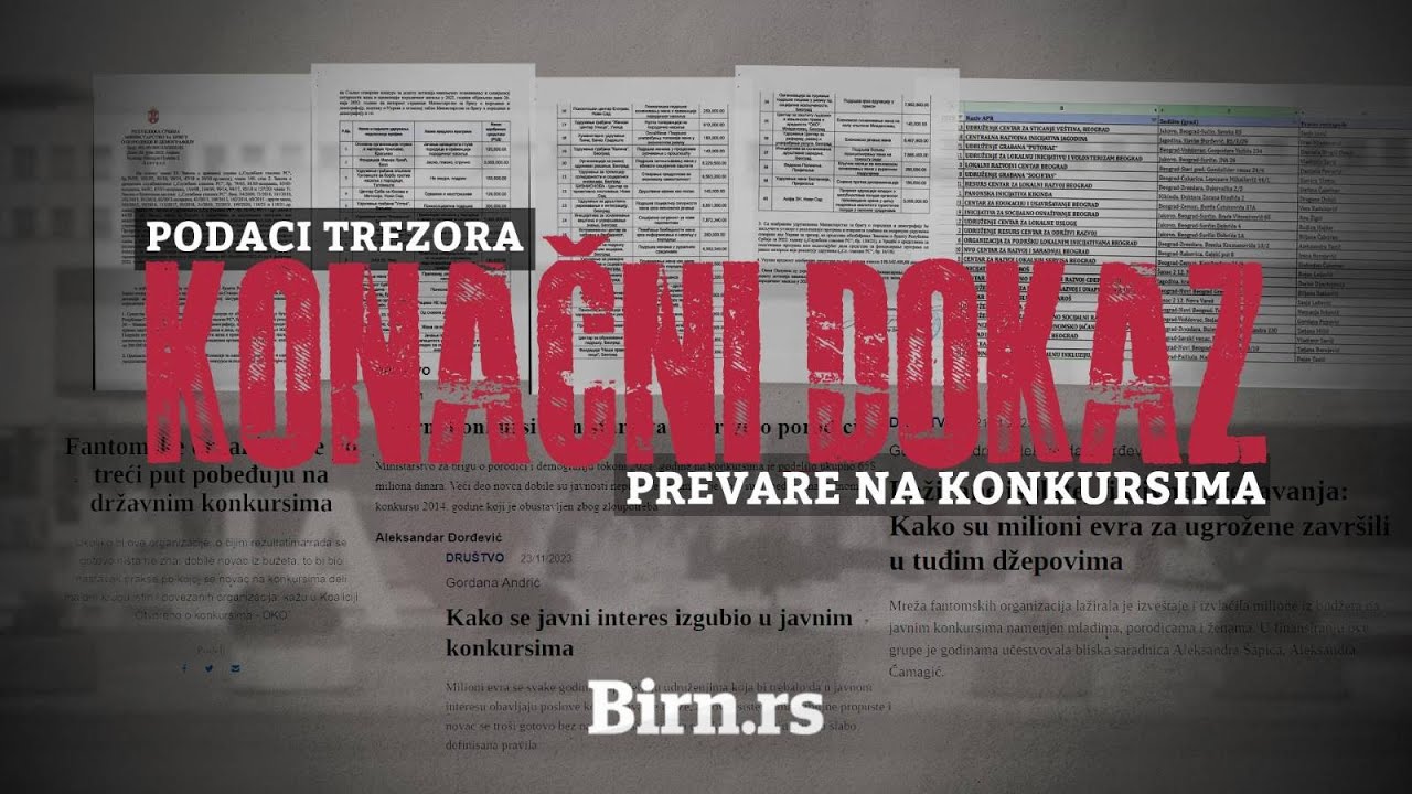 Podaci Trezora kao konačni dokaz prevara na konkursima
