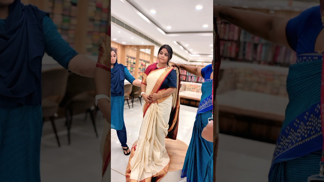 Shopping Time &hearts;️ AR Handloom #kuthampully #shopping #saree