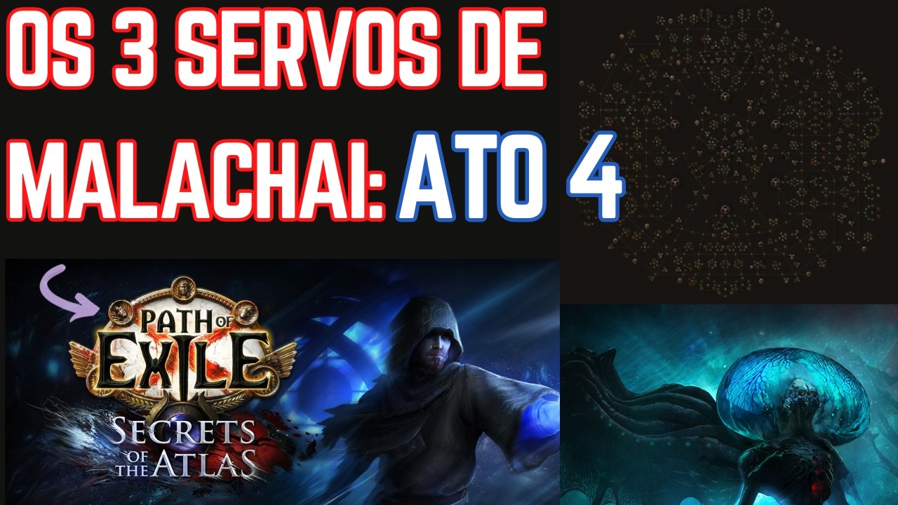 Path of exile 2026 - Ato 4 - Piety + Servos de Malachai + Dicas para up de gemas