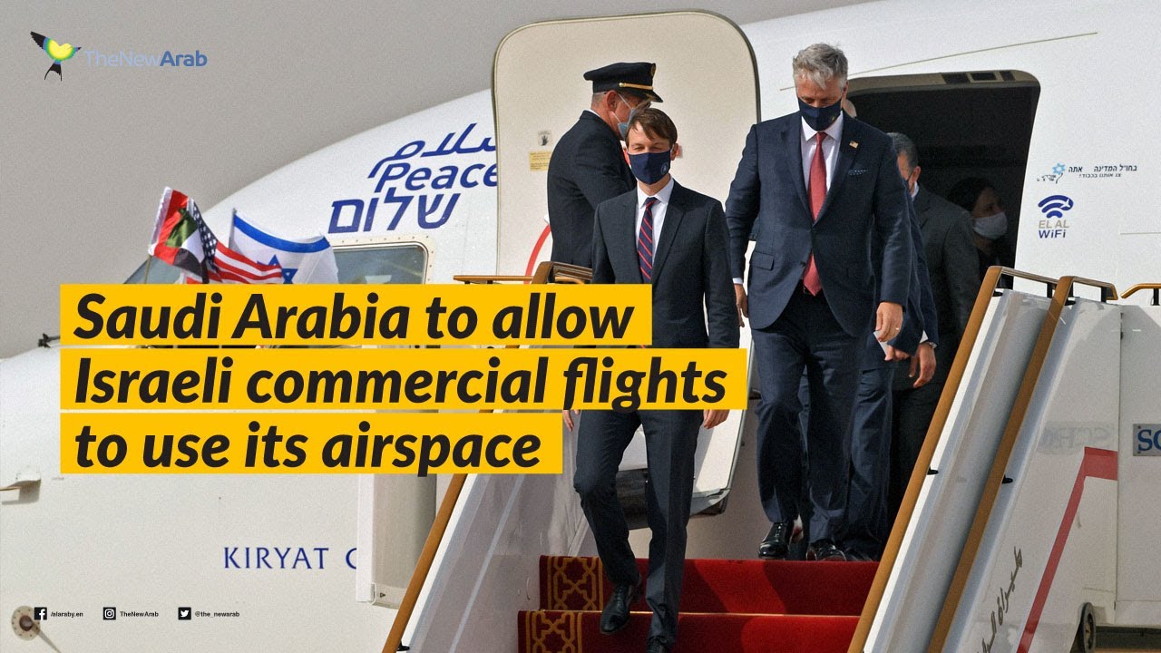 Saudi Arabia to allow Israeli commercial flights to use its airspace: senior Trump official
