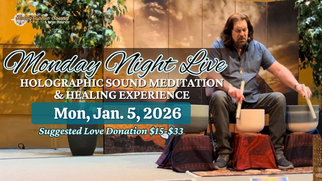 Happy New Year | Sound Meditation | Full Wolf Super Moon | Holographic Sound Healing | Peaceful Year