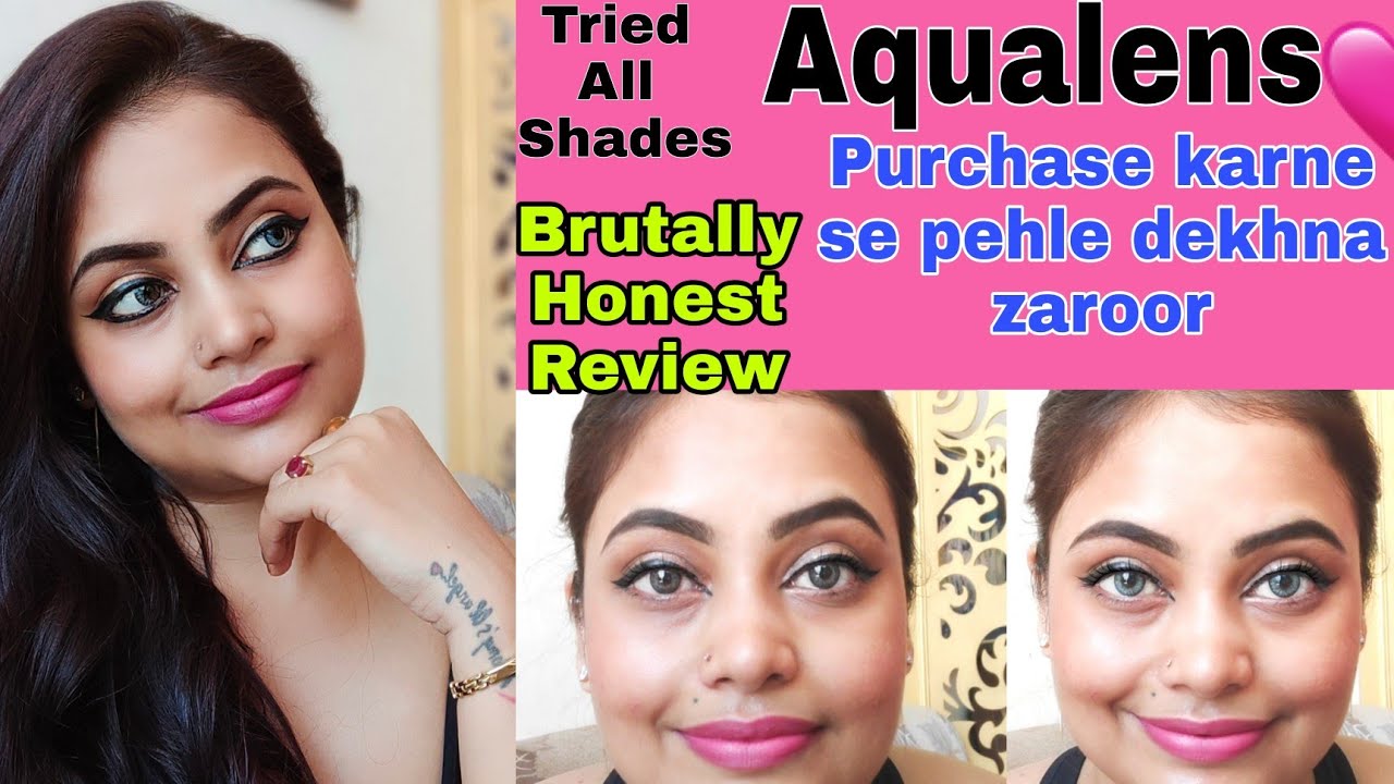 aqualens coloured contact lenses| brutally honest review| color contact lenses