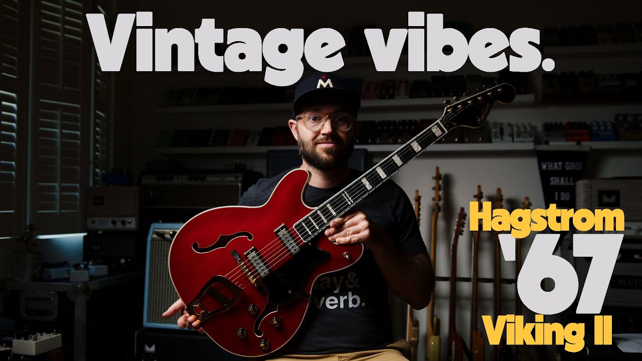 Hagstrom 67 Viking II - a cool, vintage vibe hollow body guitar [from the Reverb.com Outlet!]