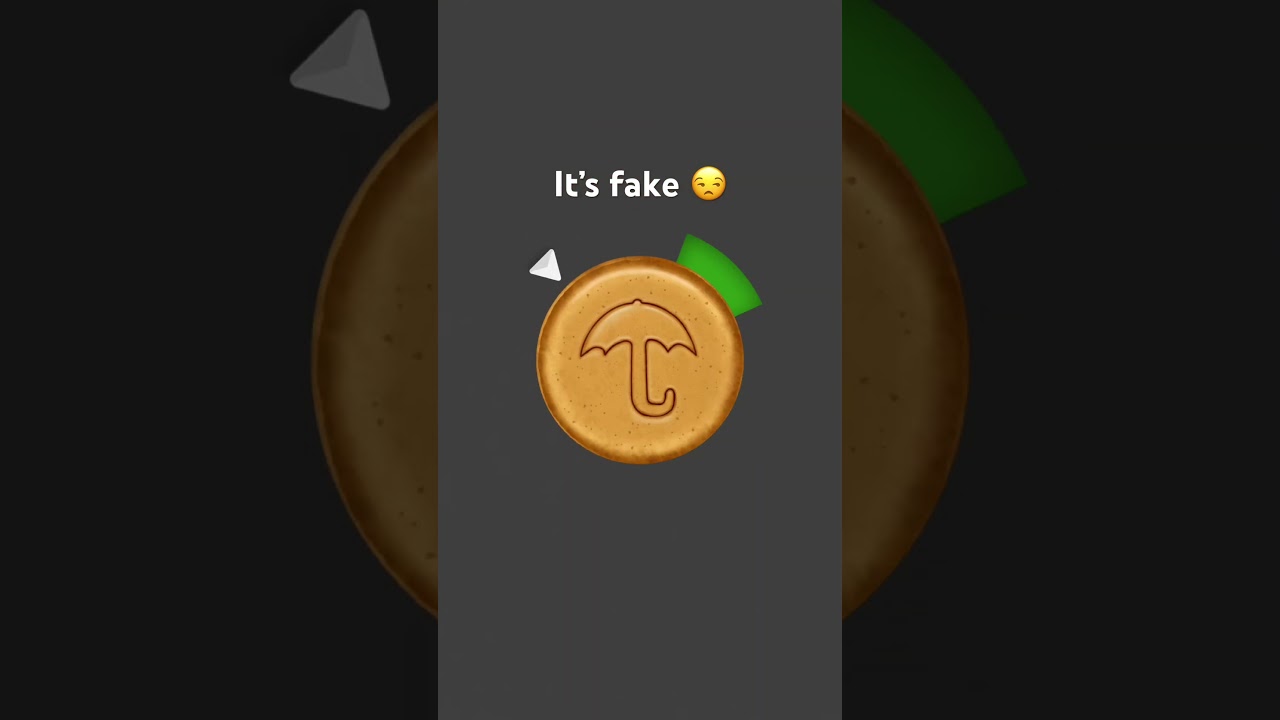 It’s fake