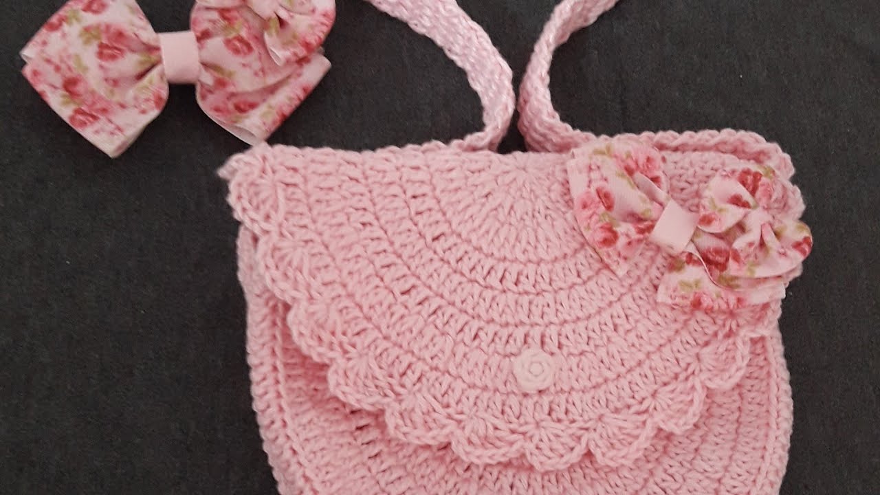 bolsinha infantil de crochê