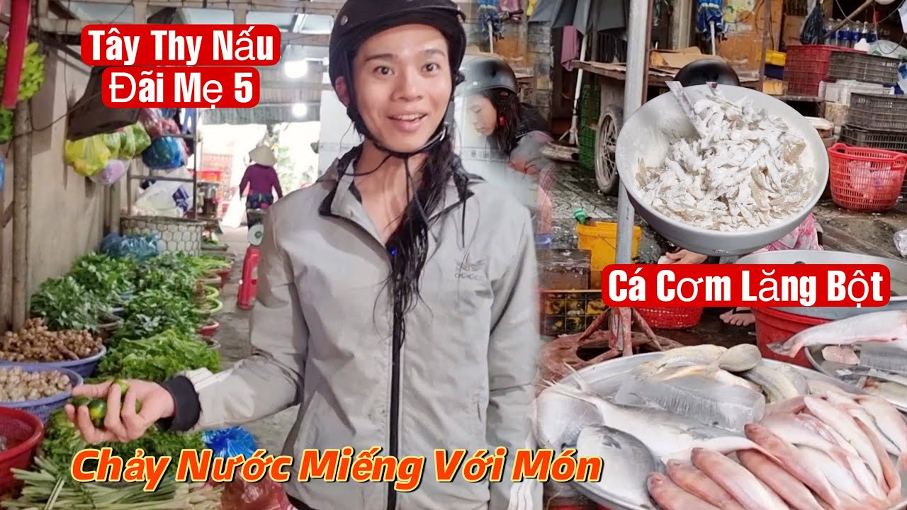 Chảy Nước Miếng Với Món Cá Cơm Tẩm Bột Của Cô Gái Chuyển Giới Xinh Đẹp Đãi Mẹ 5