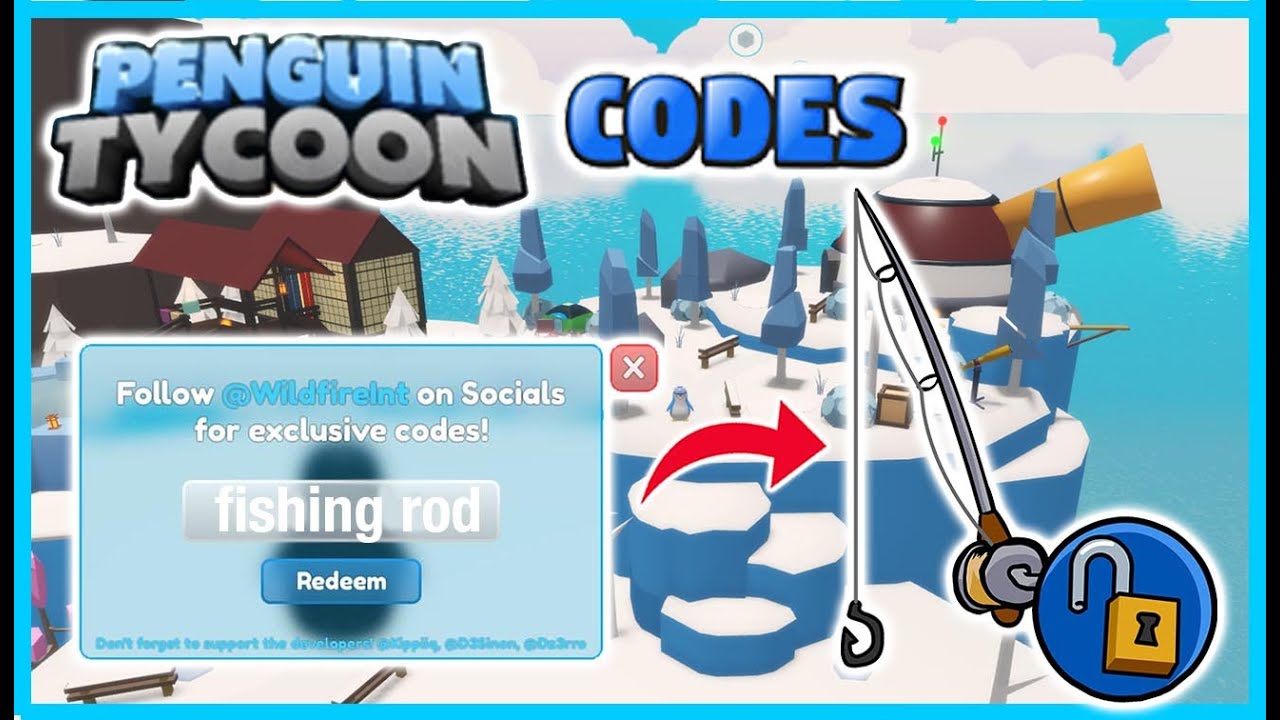 *NEW* PENGUIN TYCOON CODES *200 GEMS + ACCESSORIES* (WORKING IN THE FISHING UPDATE) FEB 2022