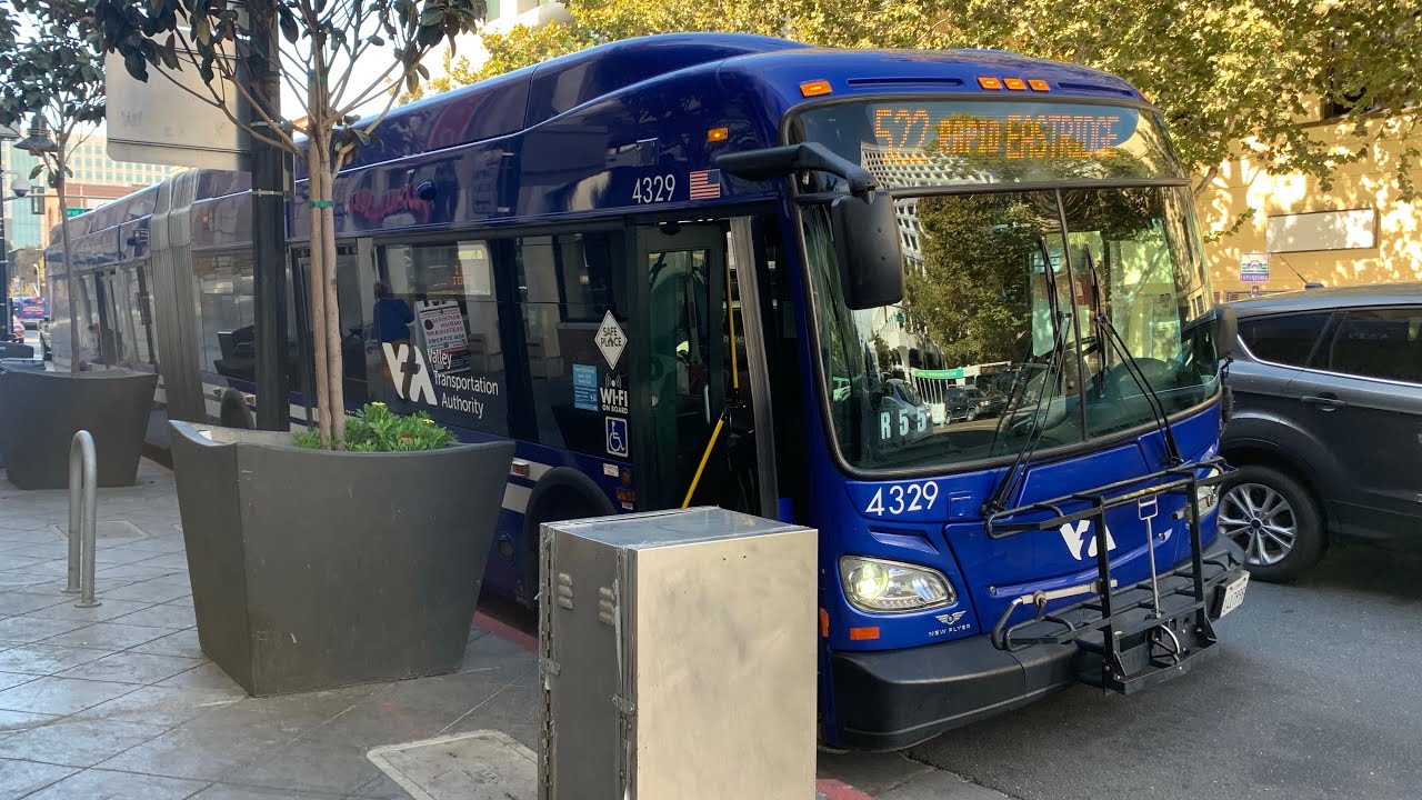 Bendy bus! VTA #4329 | 2014 New Flyer XDE60