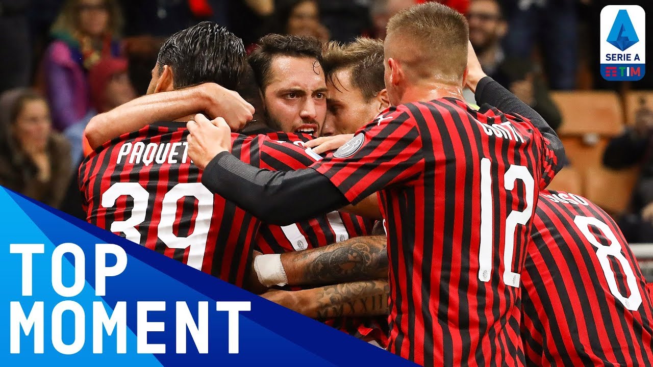 &Ccedil;alhanoğlu Scores a Wonder Goal From an IMPOSSIBLE Angle! | Milan 2-2 Lecce | Top Moment | Serie A