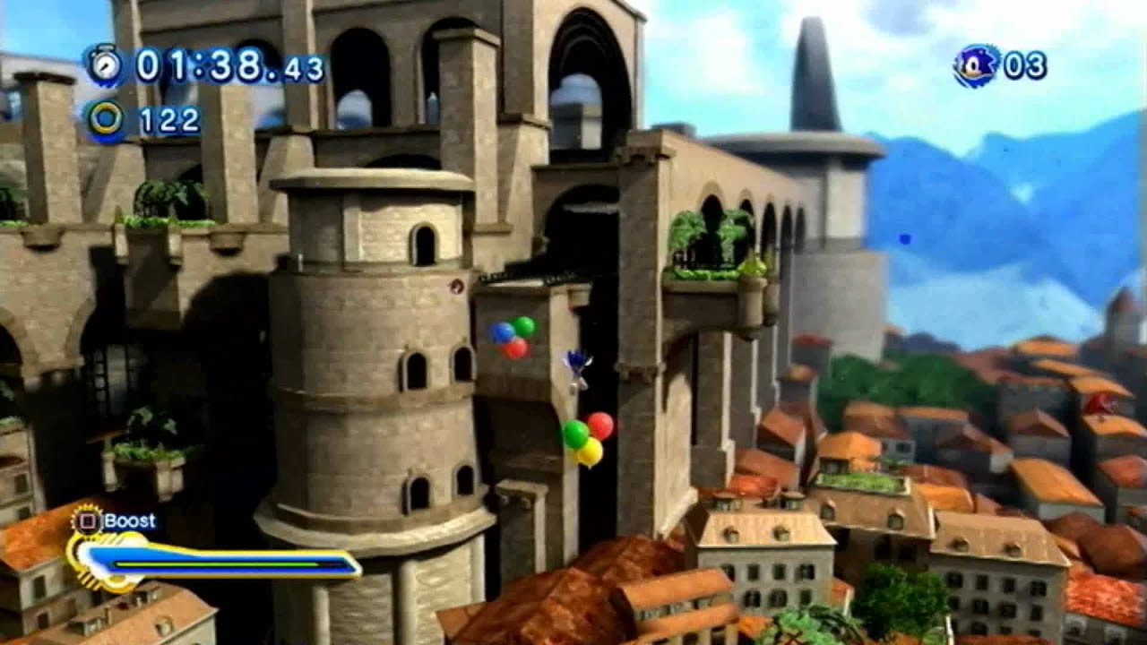 Sonic Generations (PS3): Rooftop Run - Modern - S-Rank