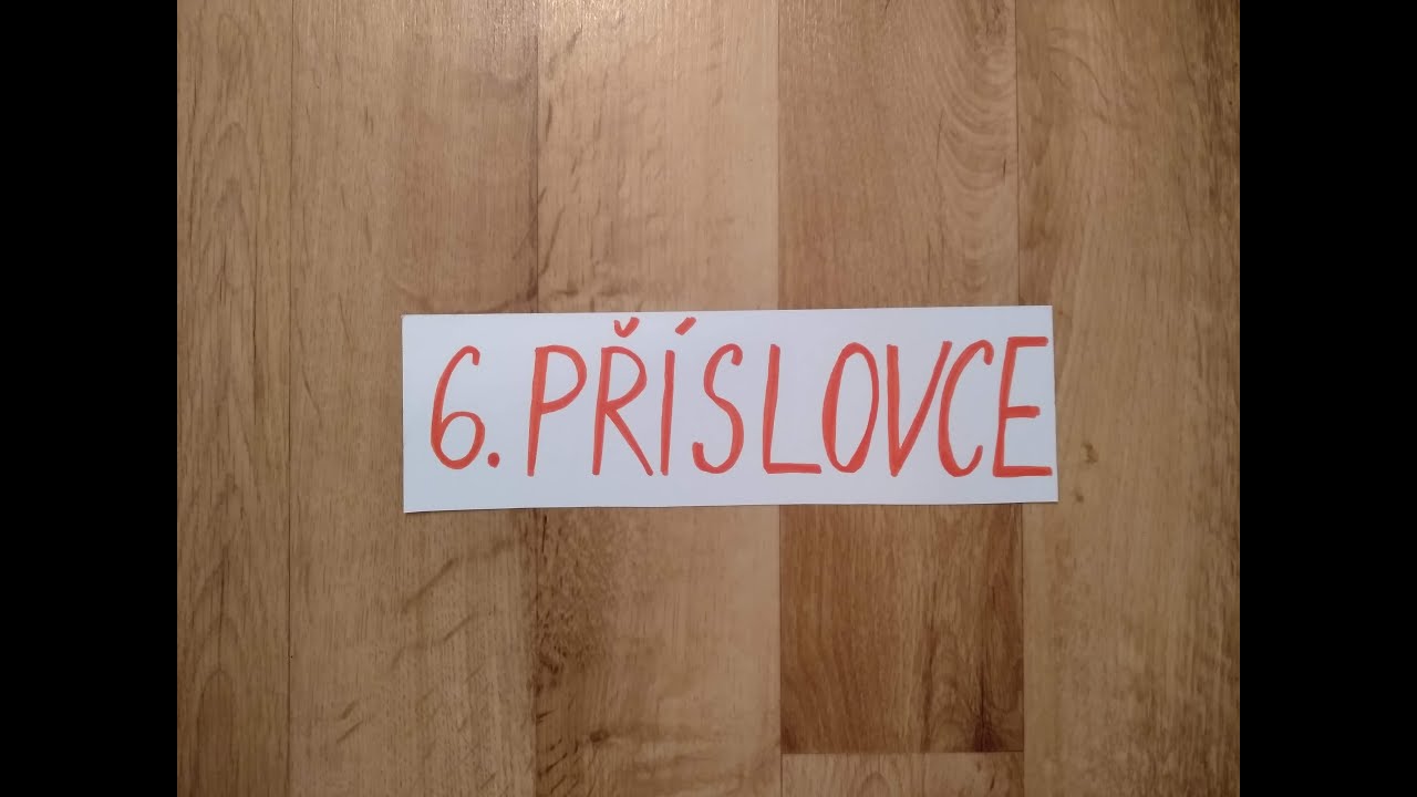 Příslovce