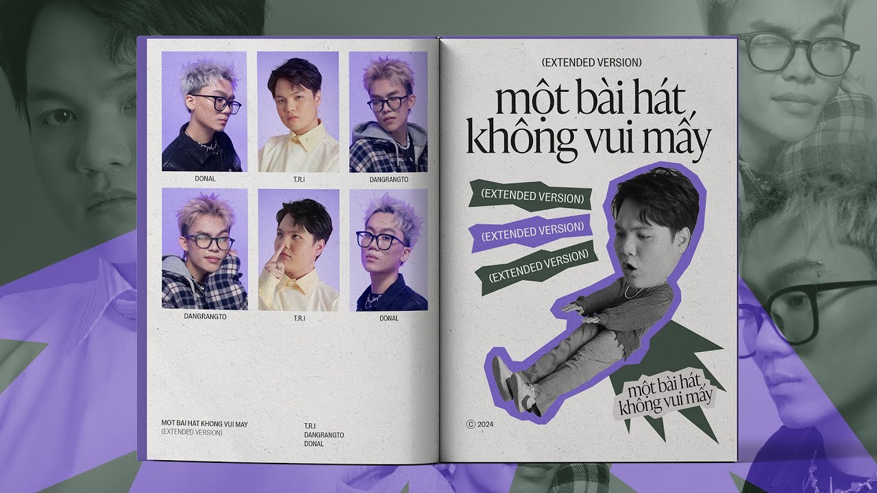 T.R.I x @Dangrangto x DONAL - một bài hát không vui mấy (extended ver.) | OFFICIAL LYRICS VIDEO