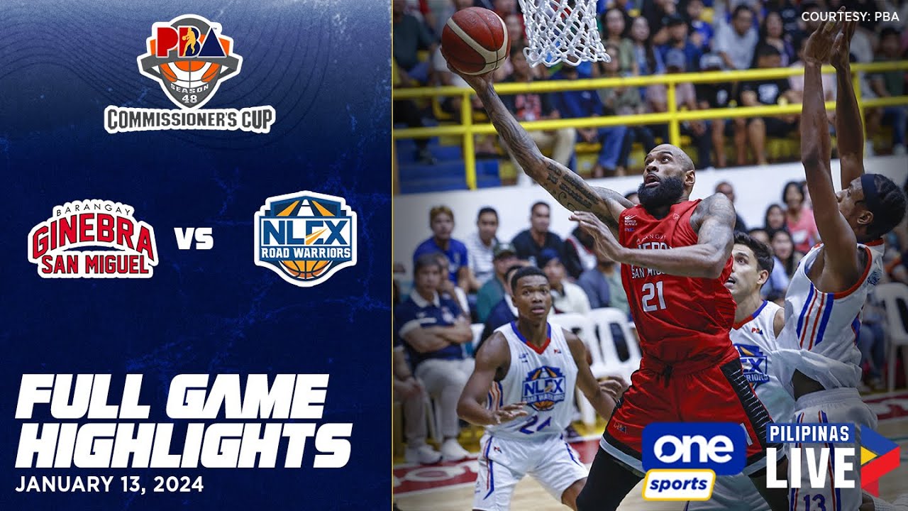 Brgy. Ginebra vs. NLEX highlights | PBA Season 48 Commissioners' Cup - Jan. 13, 2024