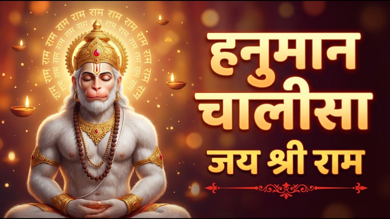 Nonstop🔱Shri Hanuman Chalisa | Powerful Chant for Strength, Peace & Protection🔱(Official Video)
