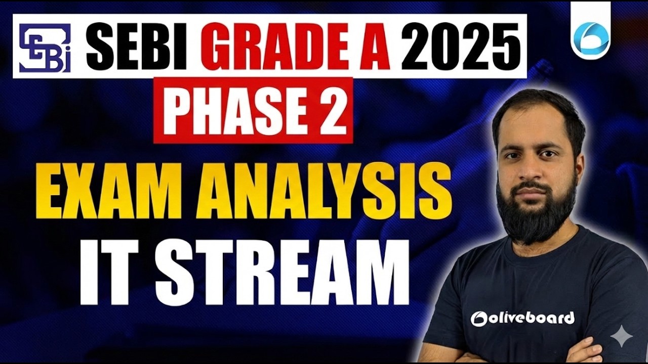 SEBI Grade A 2025 Phase 2 analysis | IT Stream | Paper 2 Analysis