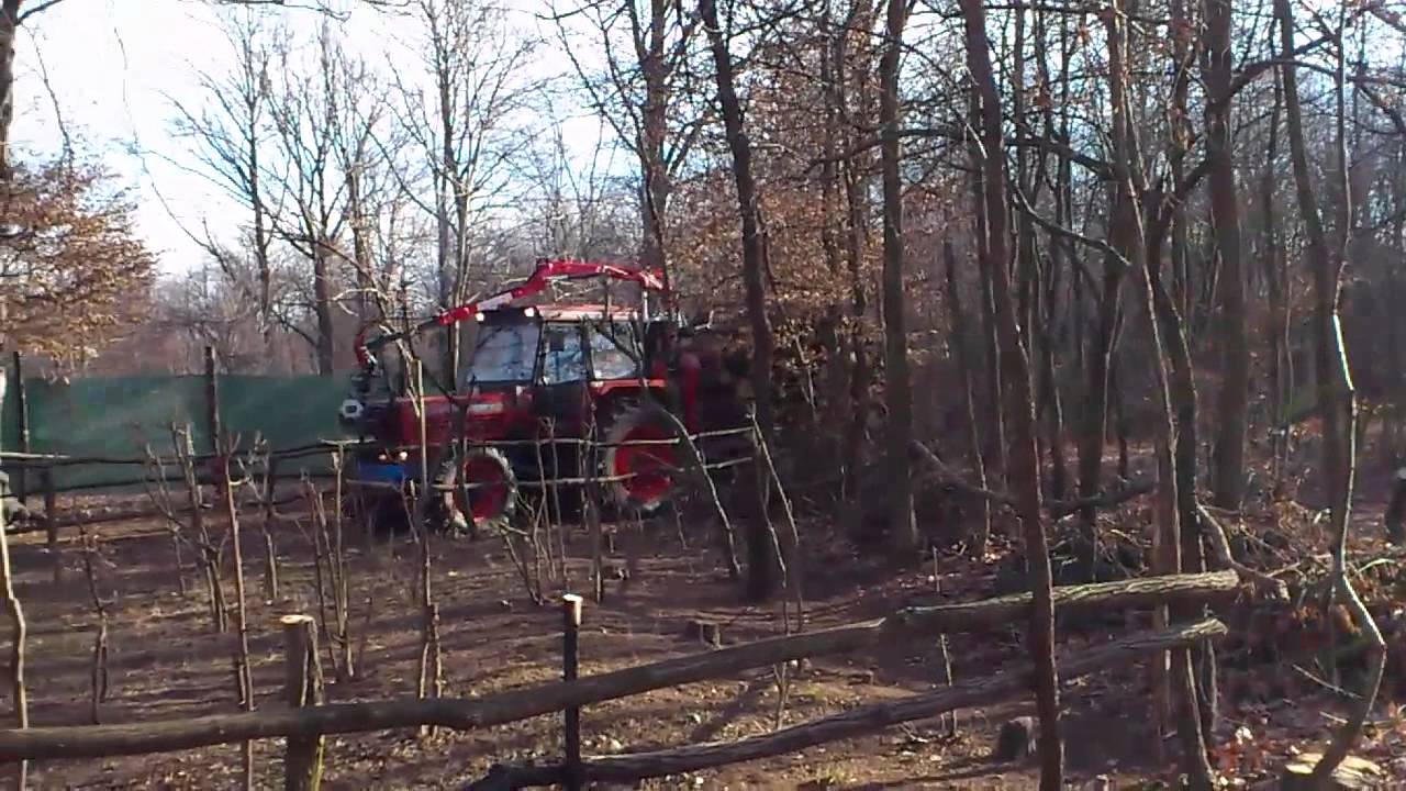 caricatore forestale cerri con same leopard 85