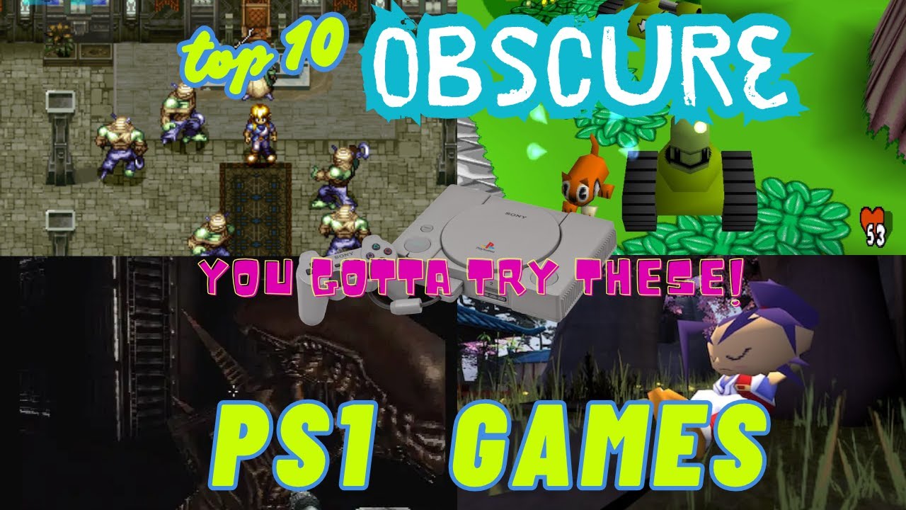 Top 10 Obscure PS1 Games You HAVE TO Play