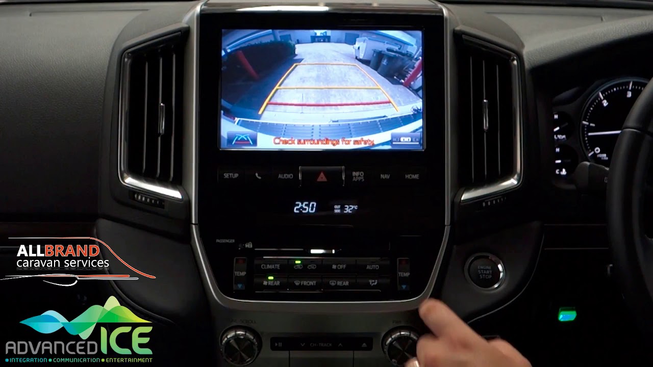 Caravan/Trailer Camera System utilises the vehicles screen in reverse