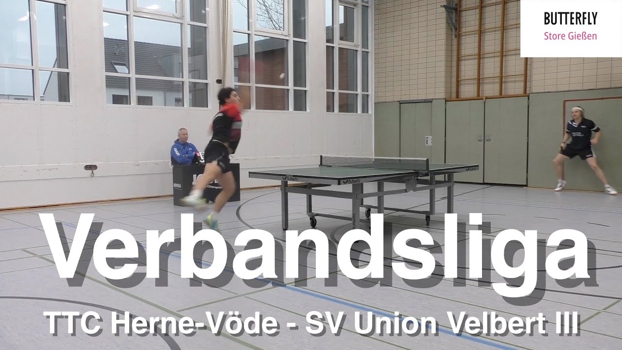 Verbandsliga | TTC Herne Vöde - SV Union Velbert III | Highlights