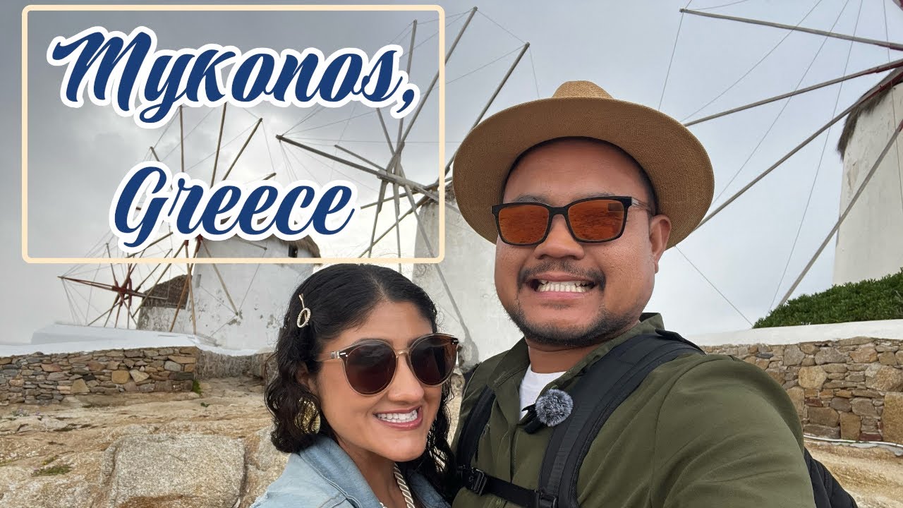 🇬🇷 Mykonos, Greece | Walking Vlog | Windmills | Shopping | Greek Food | MSC Lirica |