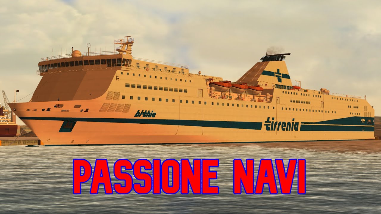 Arrivo del Bithia a Civitavecchia