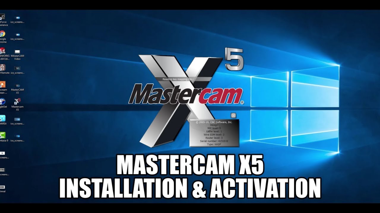 How to Install MAsterCAM X5