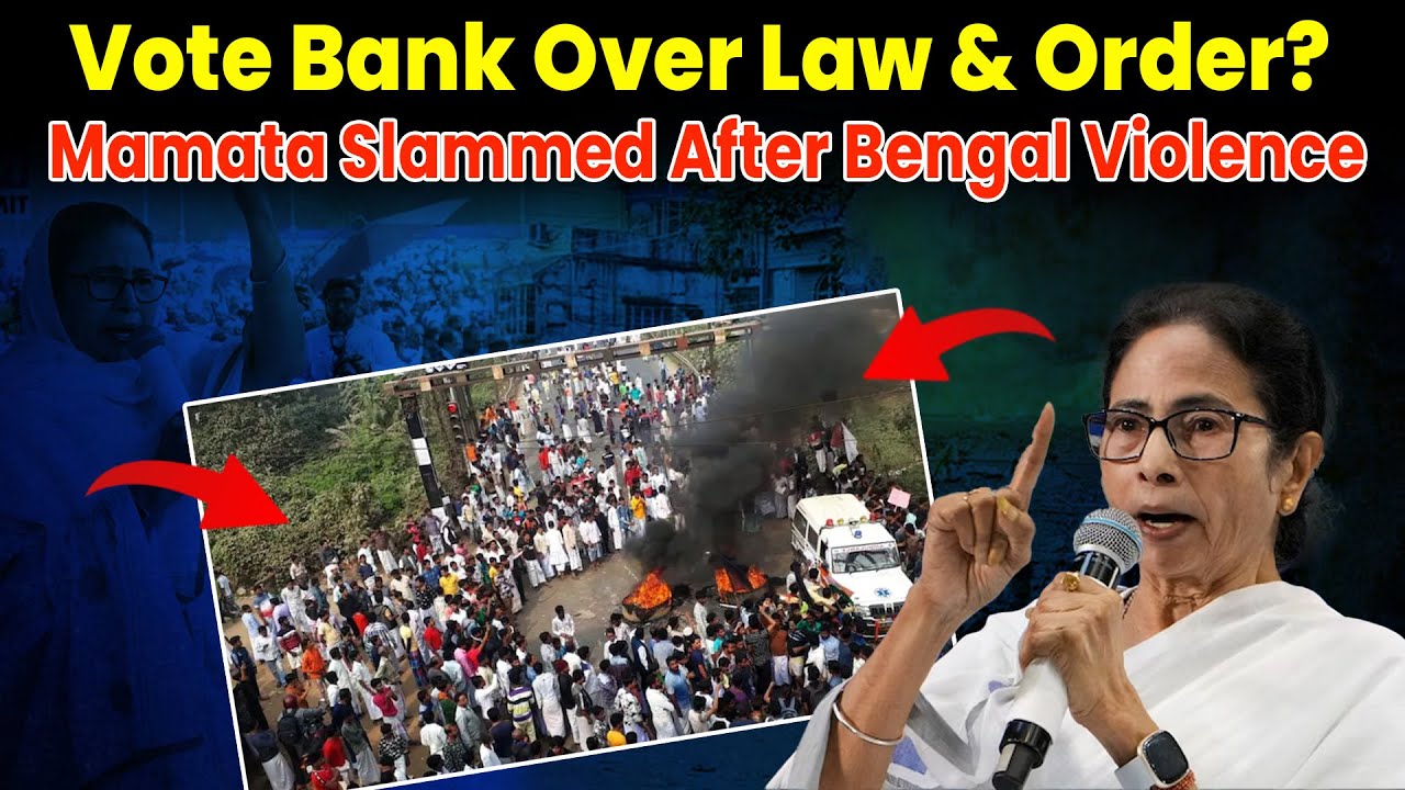 Mamata Under Fire Over West Bengal Violence; Muslim Vote Bank Obsession Deepens Crisis