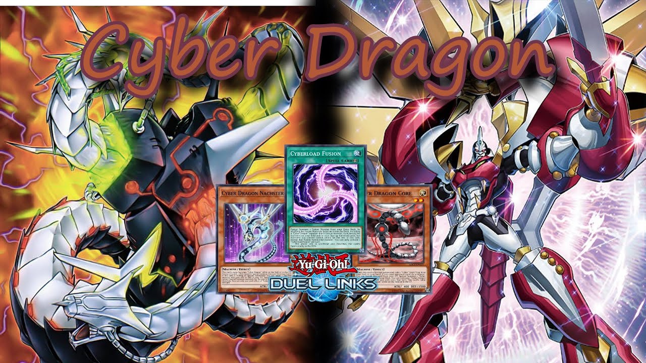 CYBER DRAGON DECK! DUEL LINKS RANKED DUEL & DECKLIST [YU-GI-OH! DUEL LINKS]