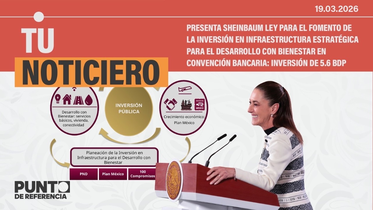 Presenta Sheinbaum Ley para el Fomento de la Inversión en Infraestructura con inversión de 5.6 bdp