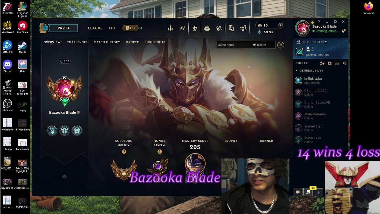 good vibes💀Ranked league of legends with chat !join to play ep.25