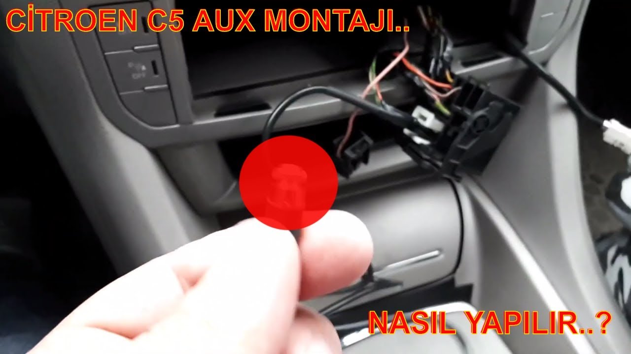 Rd4 teyp aux montajı nasıl yapılır citroen c5