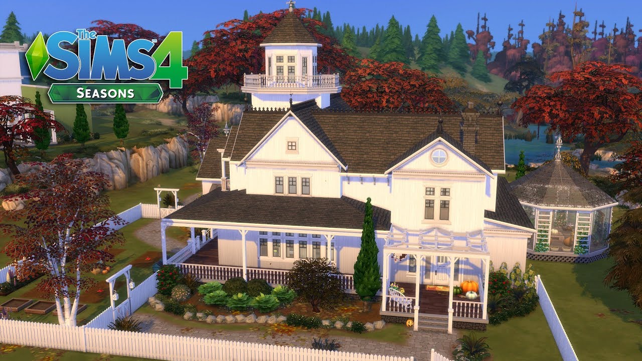 The Sims 4 - Practical Magic - Witch Family House! 2/2 (House build) Seasons
