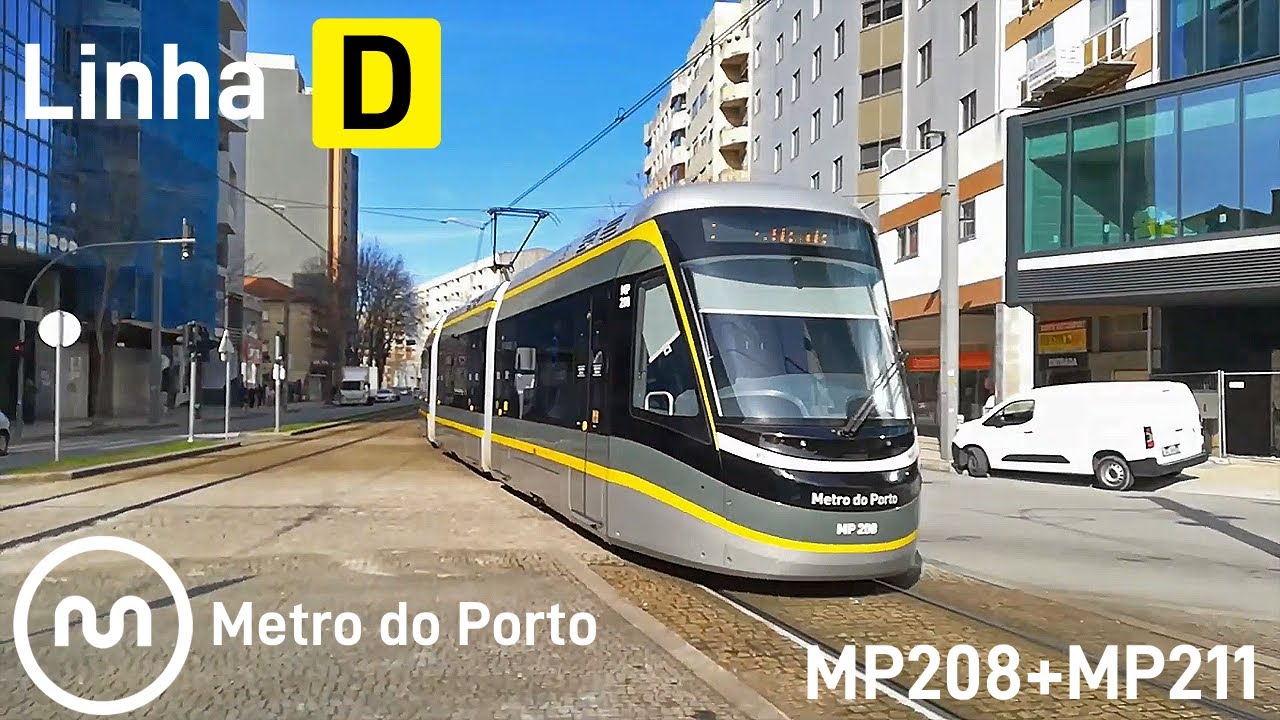 Metro do Porto MP208+MP211 - CRRC Tangshan CT LRV
