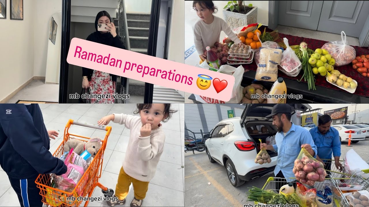 Ramadan groceries done || May this Ramadan bring barakah to every home. 🤍🌙