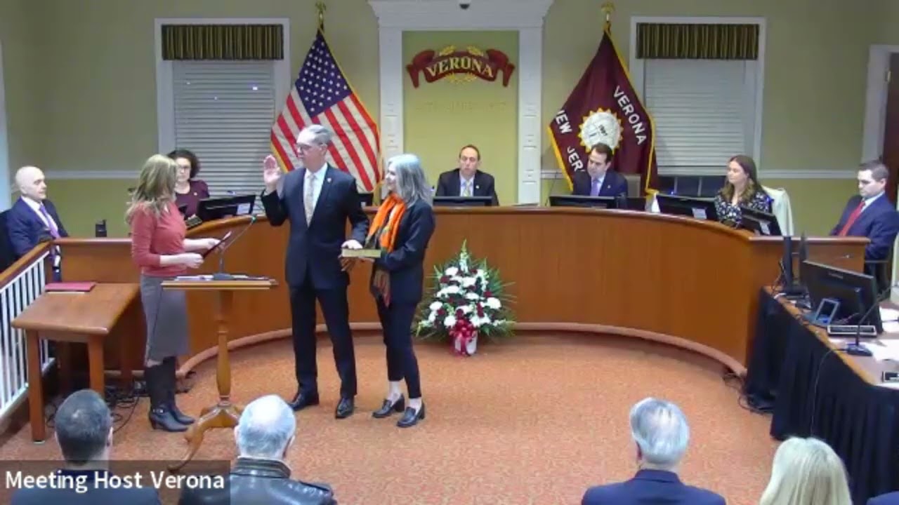 Verona, NJ Biennial Reorganization Meeting of the Township Council 1.19.26