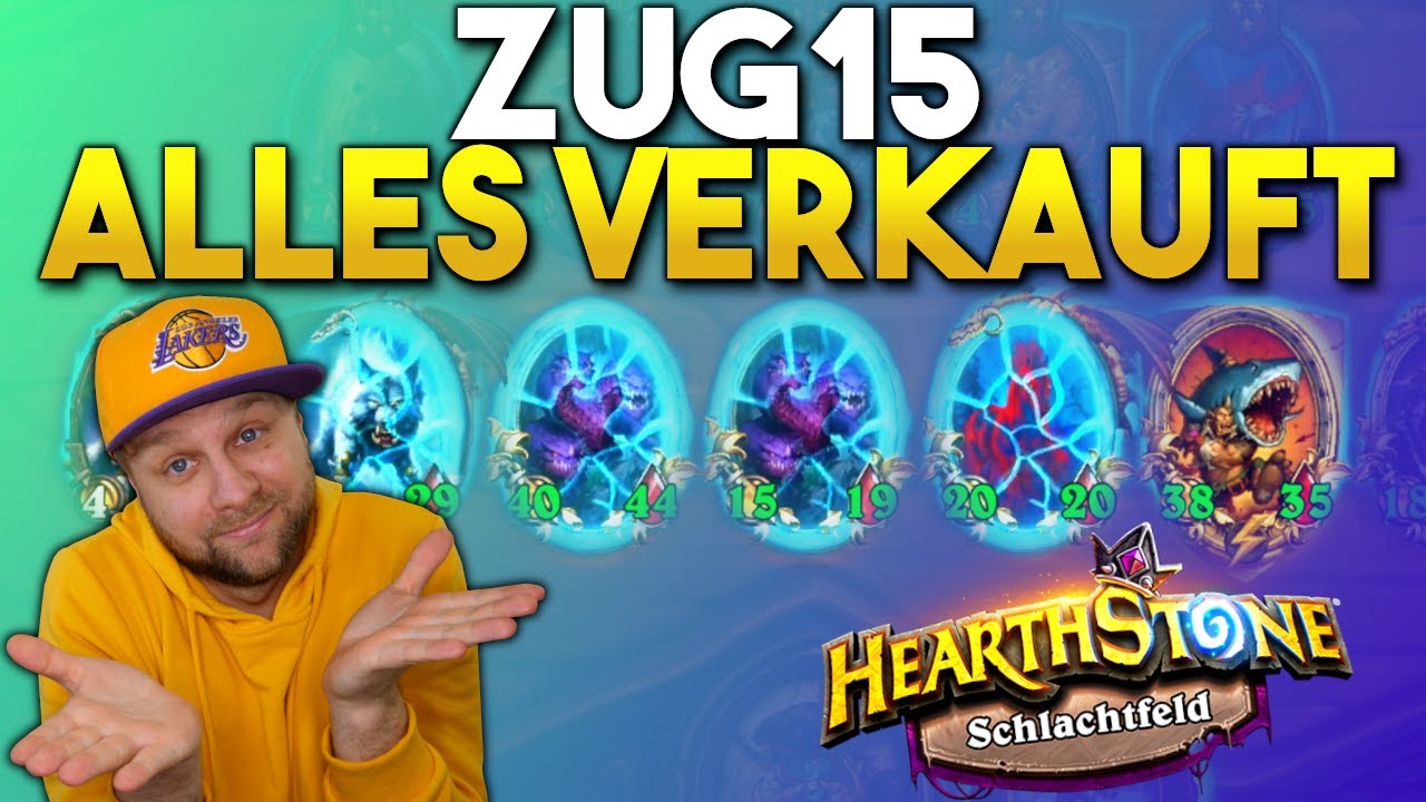 Ich habe meinen gesamten Build in Zug 15 verkauft und gewonnen   Hearthstone Schlachtfeld