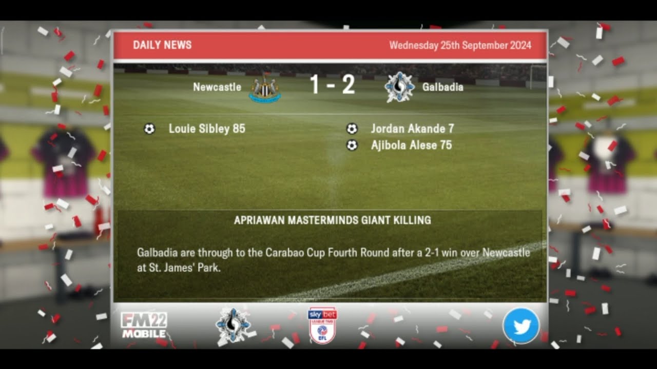 Masterminds Giant Killing, Football Manager 2022 Mobile
