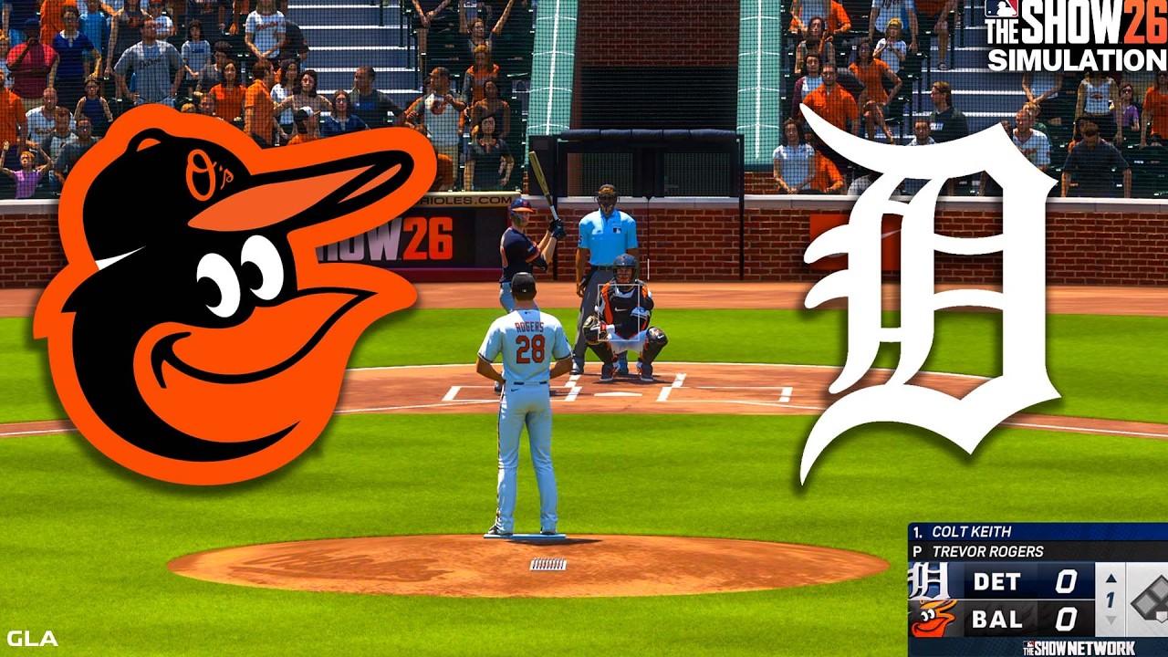Orioles vs. Tigers Simulation | MLB The Show 26 PS5 Gameplay
