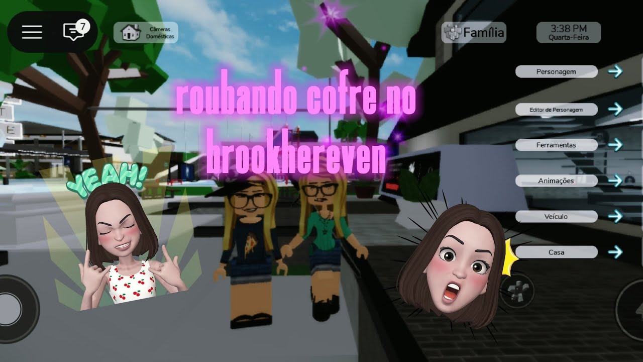 Roubando cofre no brookhereven!!! 