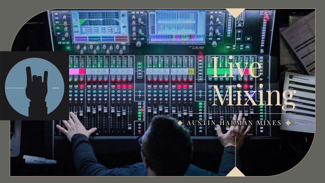 Live Front of House Church Audio Mixing | Allen & Heath dLive S5000 | Master Audio Engineer