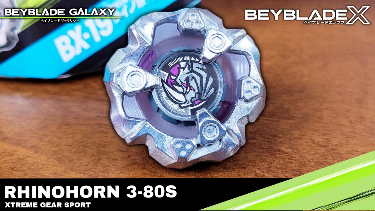 Análise BX-19 RHINO HORN 3-80S - Beyblade X