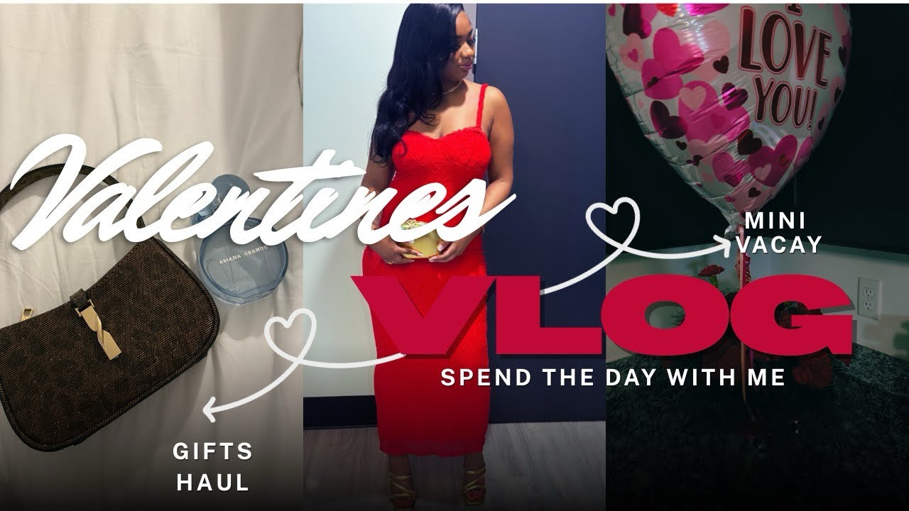 VALENTINES DAY VLOG 💌 | shopping, new hair, gifts, + more