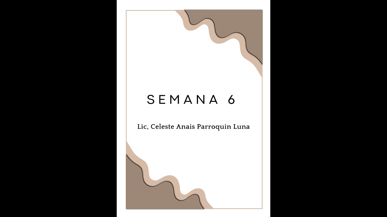 Lectura y redaccion. Semana 6