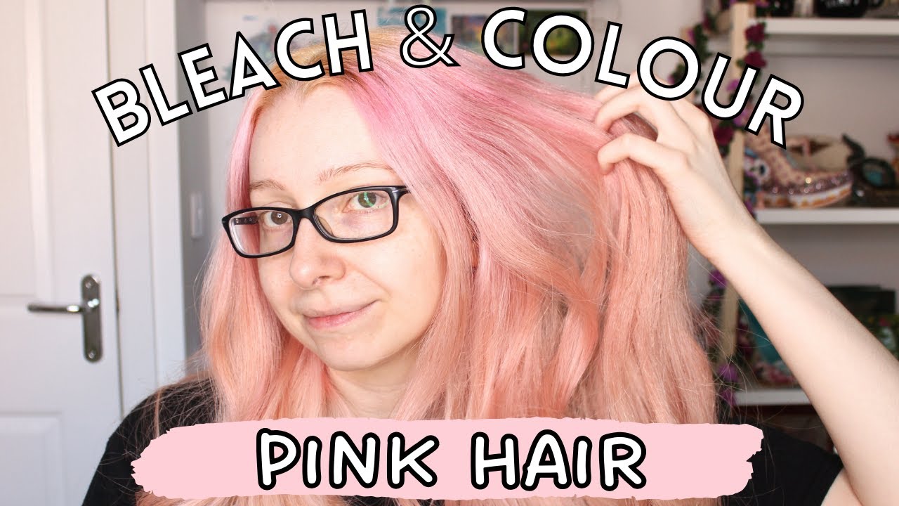 Is This A Fail?! 😂 Dyeing My Hair Pink | Bleaching Roots