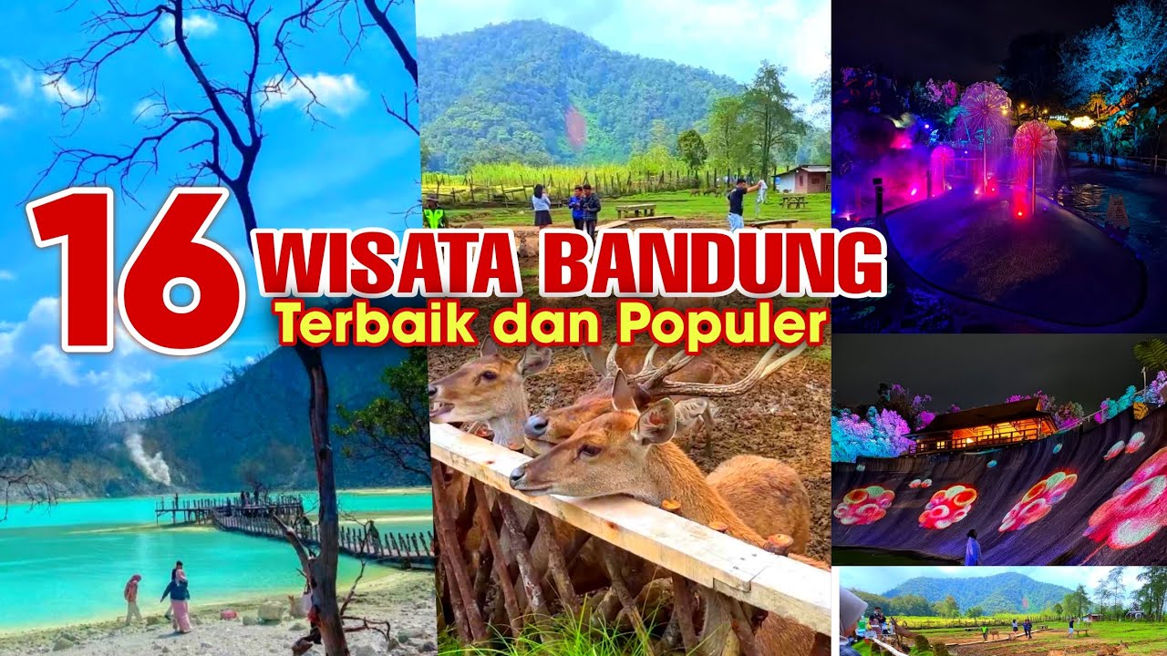 16 TEMPAT WISATA BANDUNG TERBAIK DAN POPULER YANG WAJIB DIKUNJUNGI‼️ WISATA BANDUNG TERBARU 2025‼️