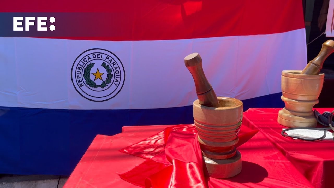 Paraguayos celebran el tereré, una bebida tradicional acreditada como símbolo de su cultura